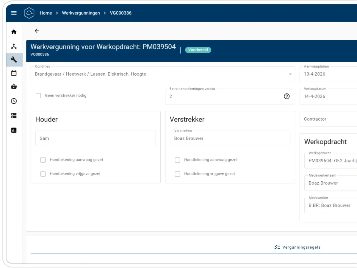 McMain werkvergunningen